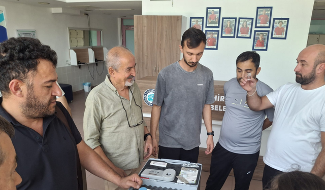 Kentpark’ta havuz suyu güvenliği için uygulamalı eğitim