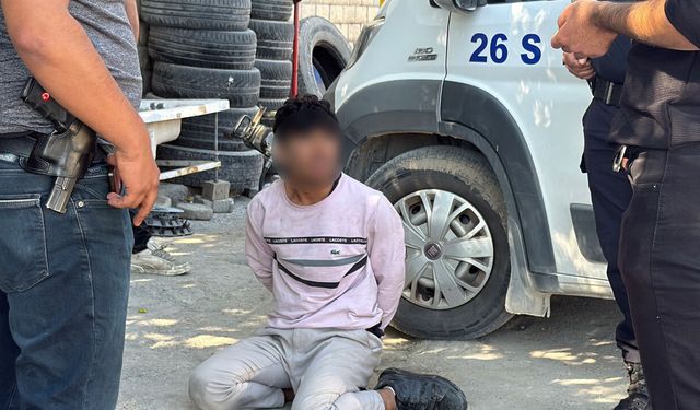 Polisten kaçtı,  kovalamaca sonucu yakalandı