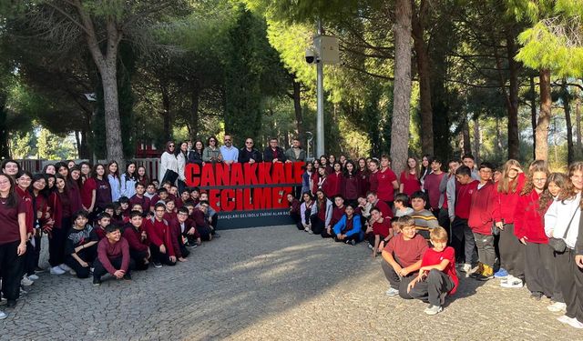 Şehit Soner Özübek unutulmadı: Öğrenciler Çanakkale'de