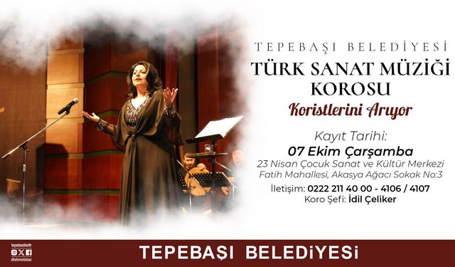 Tepebaşı belediyesi yeni sanatçılarını arıyor