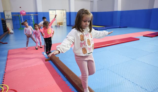 Tepebaşı’nın minikleri spora ilk adımı atıyor