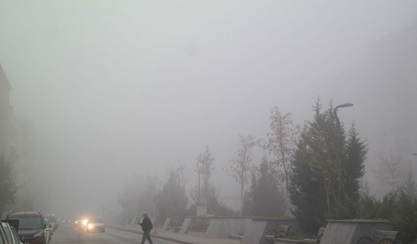 Eskişehir güne sisli başladı