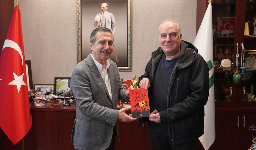 Gazeteci-Yazar Metin’den Başkan Ataç’a Ziyaret