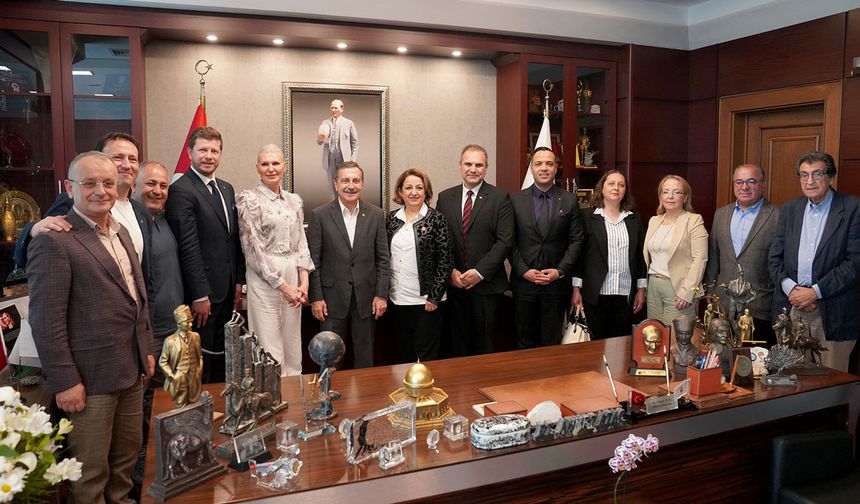Başkan Subaşı’ndan başkan Ataç’a ziyaret
