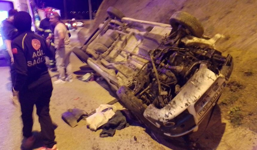 Bilecik'teki trafik kazasında 2'si çocuk 4 kişi yaralandı