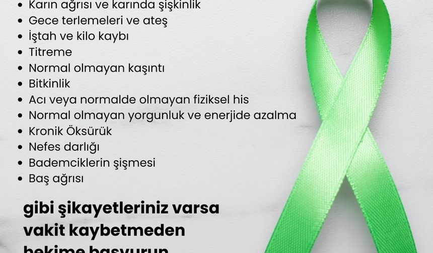 Lenfoma hastalığında erken teşhis hayat kurtarıyor