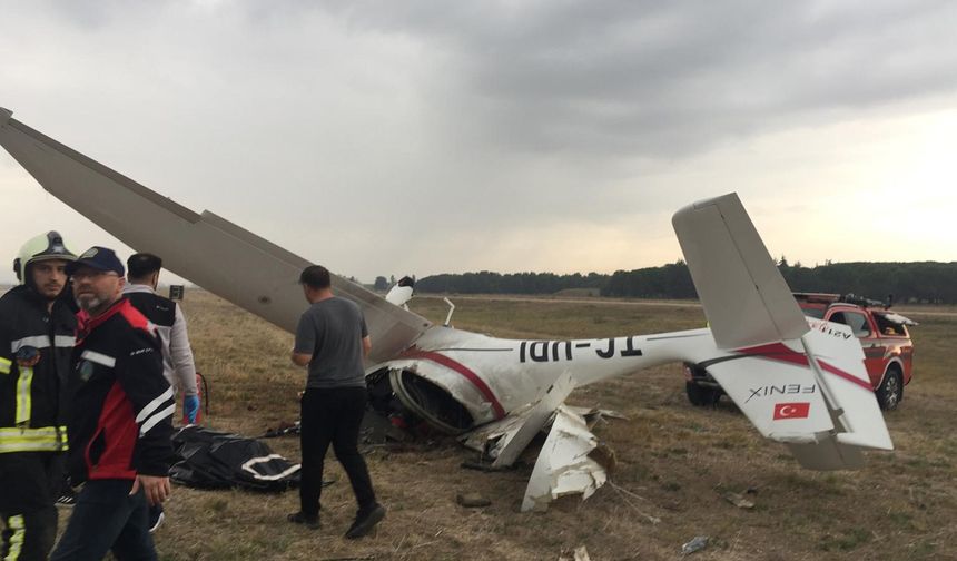 Bursa'da uçak düştü, 2 pilot hayatını kaybetti