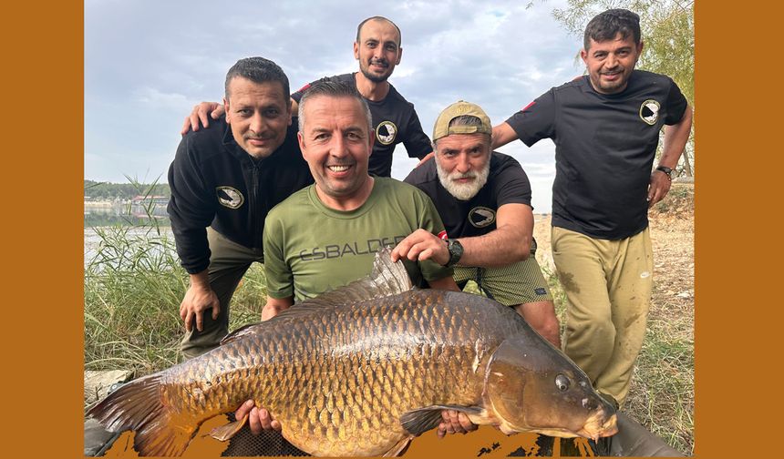 30 yaşında, 27 kiloluk balığı yakaladılar