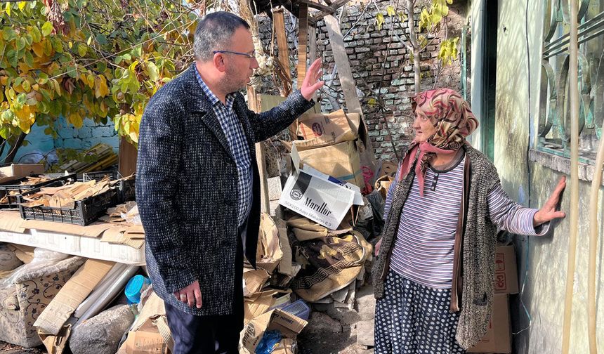 Ahmet Sivri, Pembegül teyzeyi ziyaret edip yardım sözü verdi