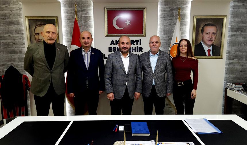 AK Parti ve MHP İl Başkanları Bir Araya Geldi