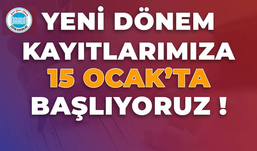 Orhun Eğitim Kurumları Yeni Dönem Kayıtlarına Başladı