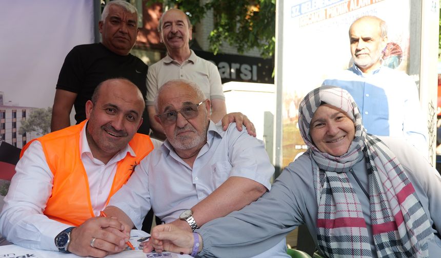 AK Parti Seninle Eskişehir temalı üye çadırlarına yoğun ilgi