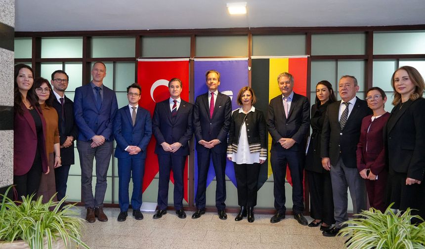 Belçika Büyükelçisi Velde’den Başkan Ünlüce’ye Ziyaret