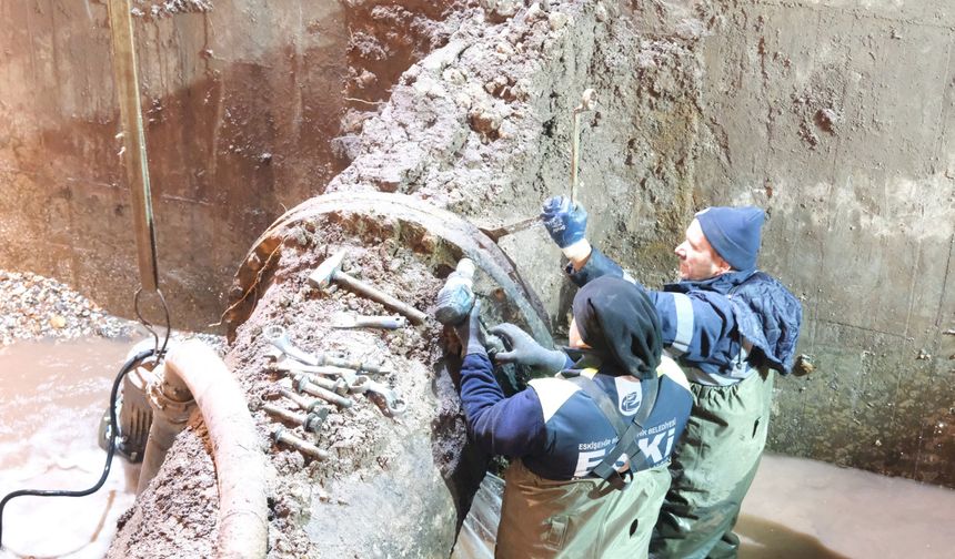Eskişehir'e su verilmeye başlandı