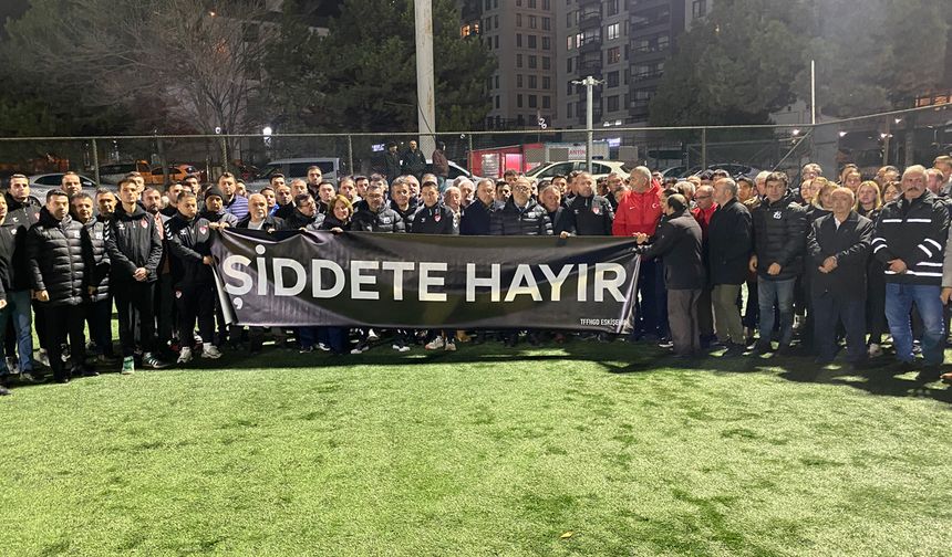 Hakeme saldıran Birlikspor yönetici ve futbolcusuna büyük tepki