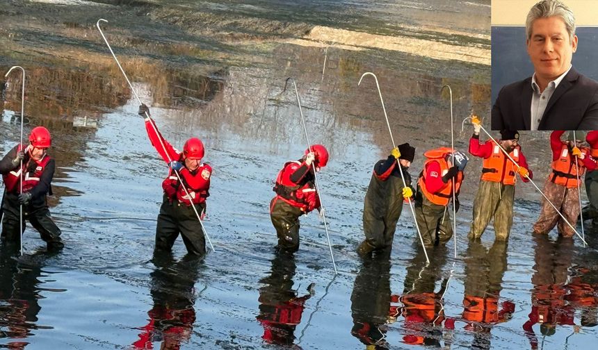 Kayıp öğretmeni suda arama çalışmaları başlatıldı