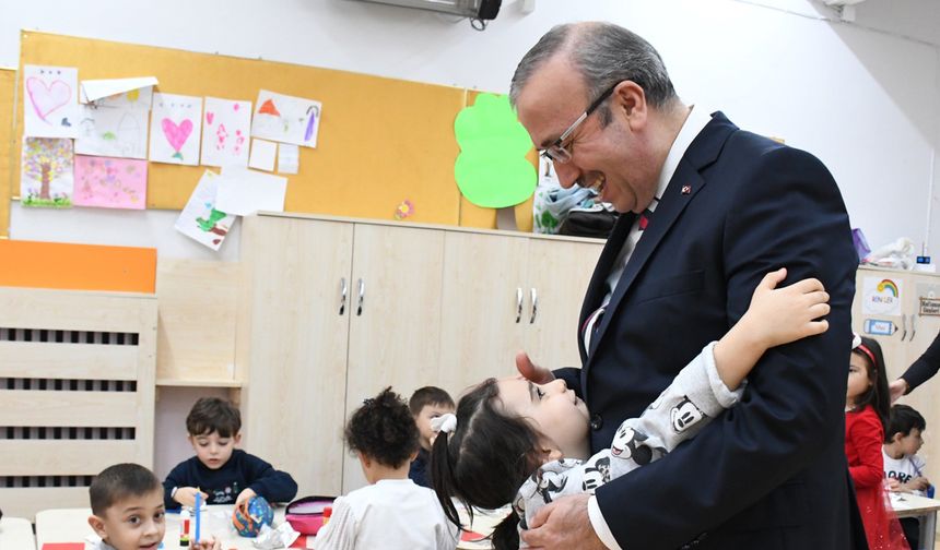 Milli Eğitim Müdürü Aydın, anaokulu inceledi