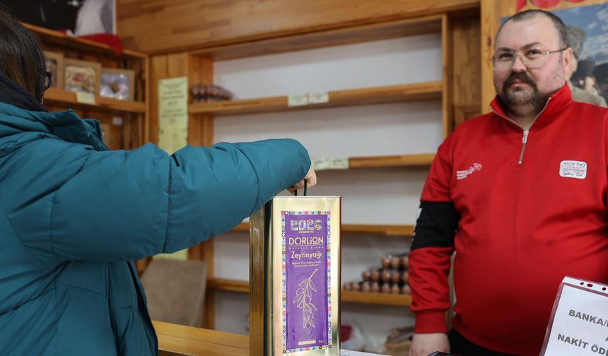 Dorlion zeytinyağına “2026 Eskişehir Yılı” etiketi