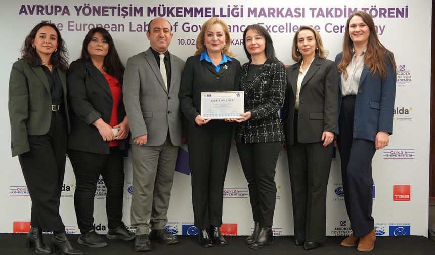 Büyükşehir Belediyesine Avrupa’dan Üst Üste 3’üncü kez ödül