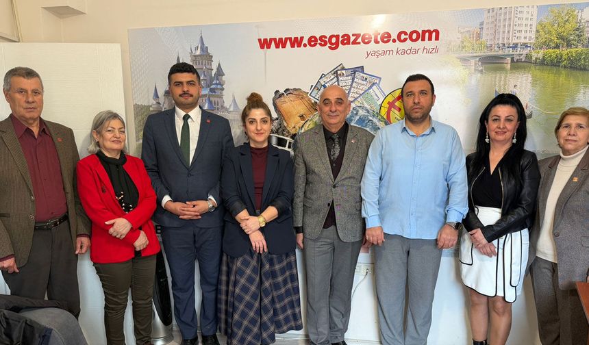 CHP Odunpazarı Yönetimi’nden Esgazete’ye ziyaret