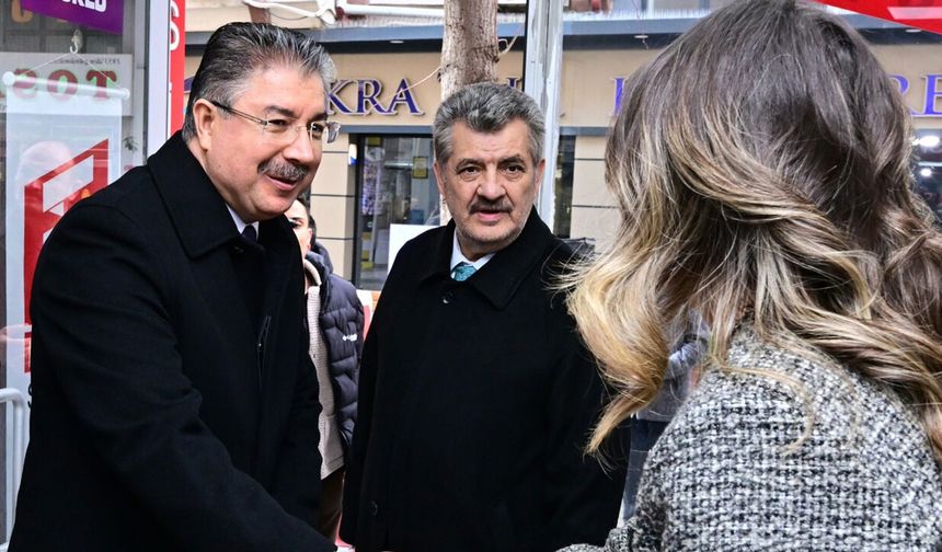 Vali Yılmaz'ın esnaf ziyaretleri sürüyor