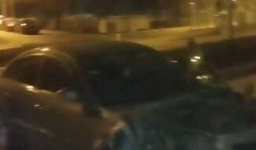 Kontrolden çıkan otomobil ağaca çarparak durabildi