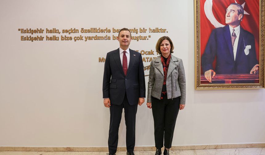 Başkan Akın’dan Başkan Ünlüce’ye Ziyaret