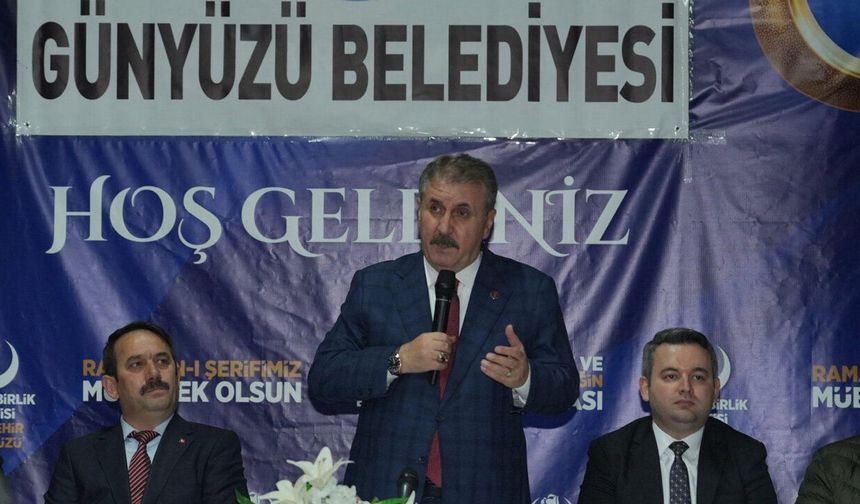 BBP Genel Başkanı Destici: "Türkiye güçlü olmak zorunda"