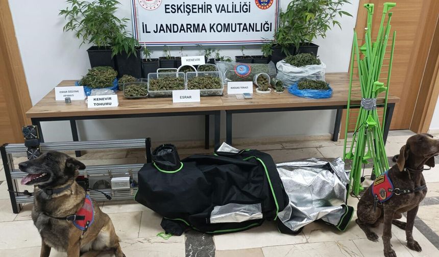 Eskişehir’de uyuşturucu operasyonu