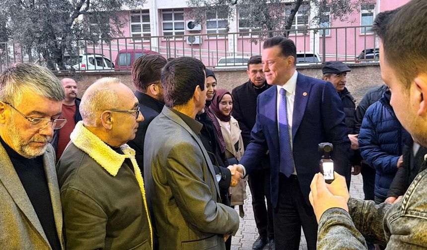 Hatipoğlu, Sarıcakaya'da vatandaşlarla bir araya geldi