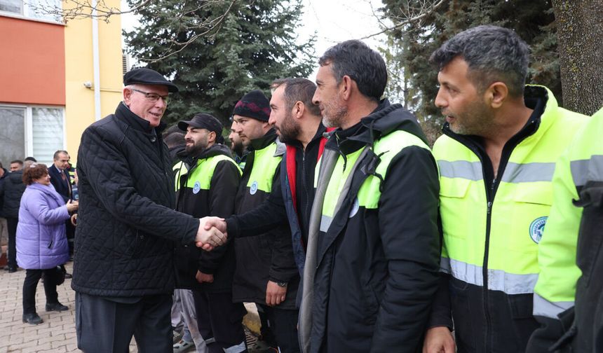 Odunpazarı Belediyesi’nde bayramlaşma: Emek ve barış vurgusu
