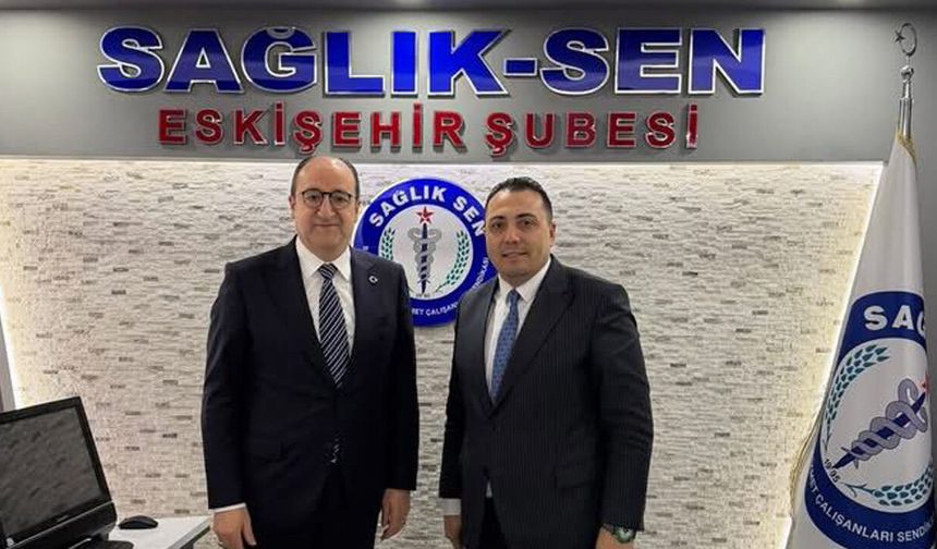 Dündar Ünlü’den Sağlık-Sen’e Ziyaret