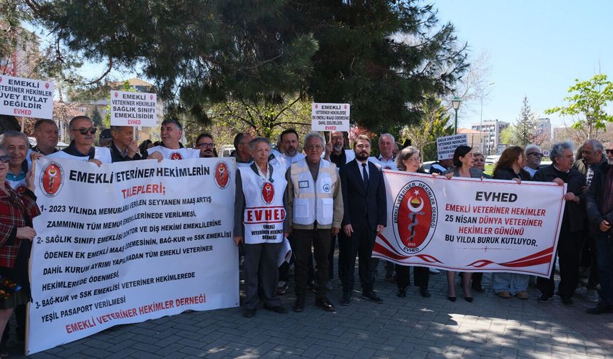 Emekli veteriner hekimlerden adalet çağrısı