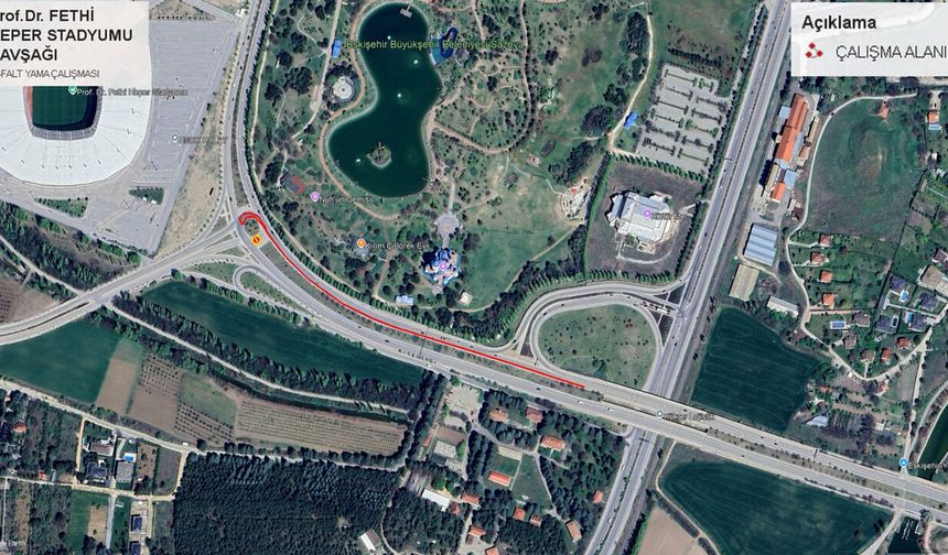 Fethi Heper stadyumu kavşağı yarın kapatılacak