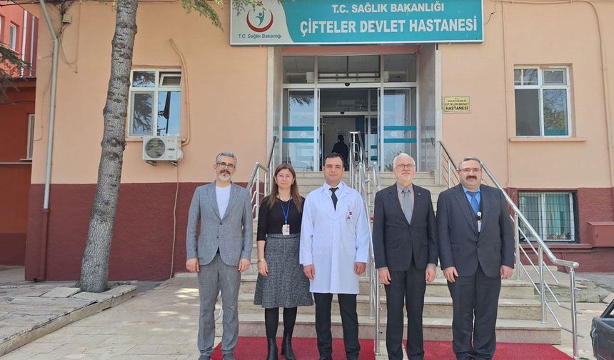 İl Sağlık Müdürü Bildirici’den Çifteler Devlet Hastanesi’ne ziyaret