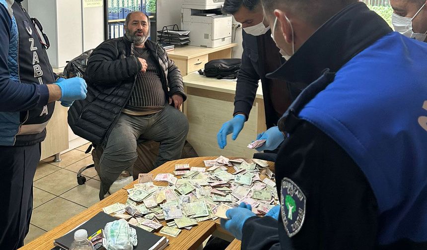 İthal dilenciye Eskişehir’de bir günde 30 bin TL topladı