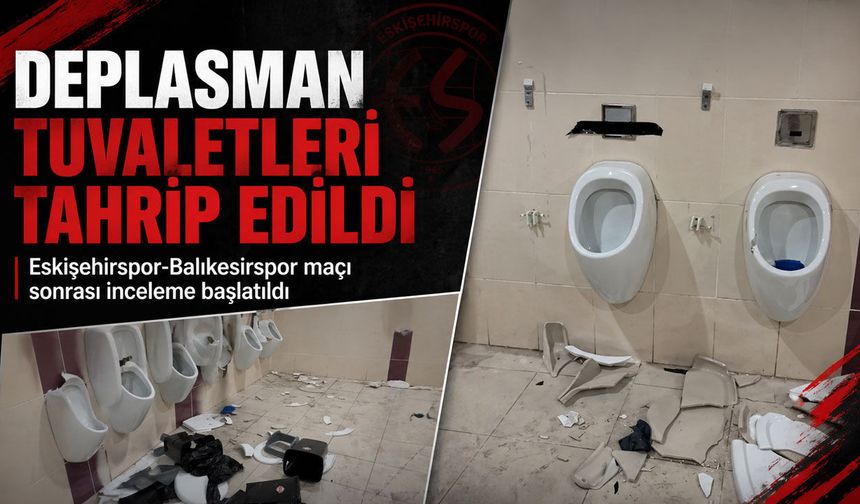 Maç sonrası deplasman tribünü savaş alanına döndü