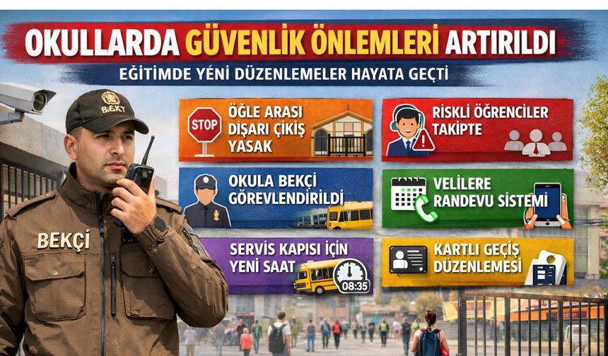 Okullarda Güvenlik Alarmı: Saldırıların Ardından Sıkı Tedbirler Devrede