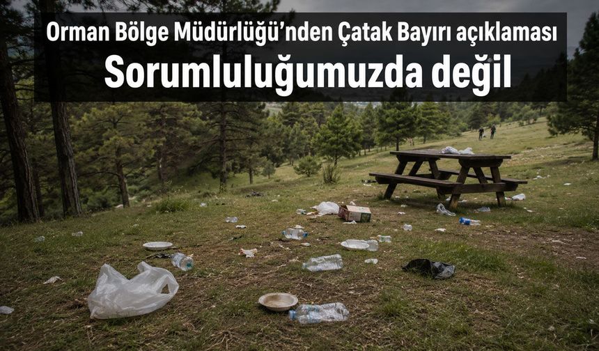 Çatak Bayırı orman alanı değil