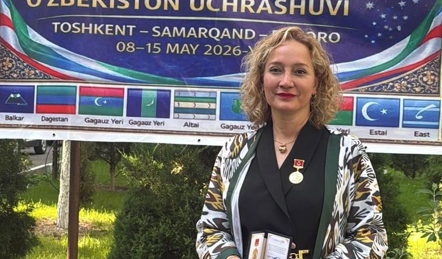 Eskişehirli Arzu Yılmaz Dağdemir’e Özbekistan’da uluslararası onur
