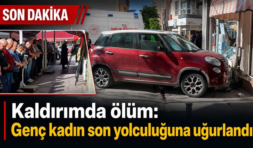 Kaldırımda ölüm: Genç kadın son yolculuğuna uğurlandı