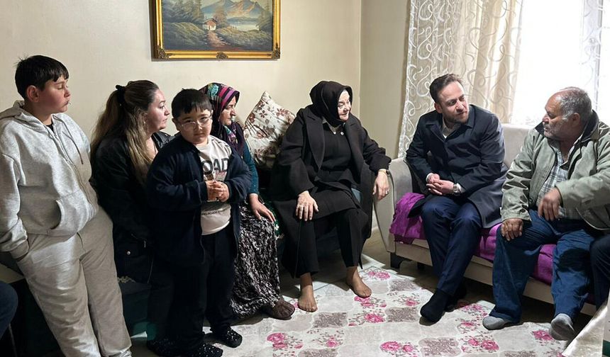 Milletvekili Gürcan, Sazova'da eve konuk oldu