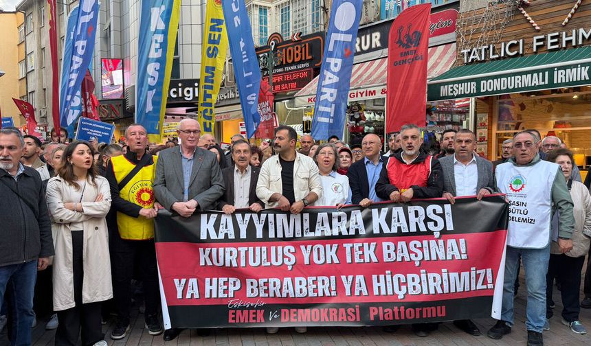 Eskişehir sokakları “Susma haykır butlana hayır”sloganları ile inliyor!