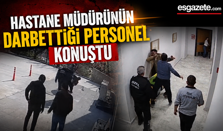 Müdürün Darp Anları Kamerada