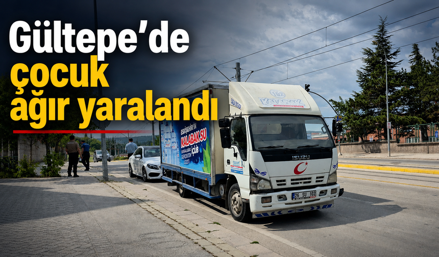 Kalabak kamyonu 9 yaşındaki çocuğa çarptı