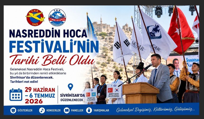 Nasreddin Hoca Festivali’nin Tarihi Belli Oldu
