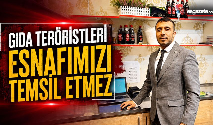 Bir kişinin yaptığı hile 5 bin esnafı zan altında bırakamaz
