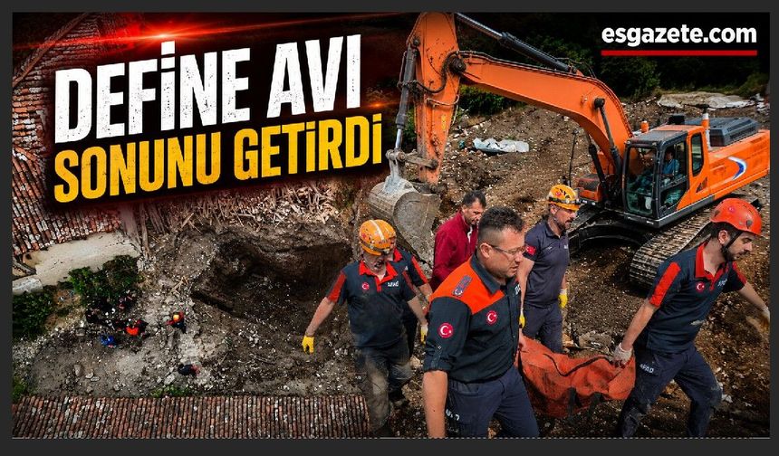 Define ararken toprak altında kalan adam hayatını kaybetti
