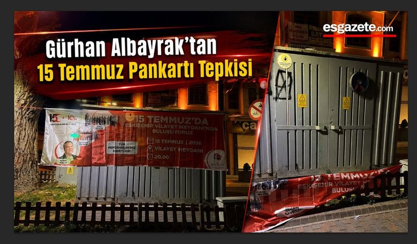 Hamamyolu’ndaki 15 Temmuz Pankartı Gerginliği