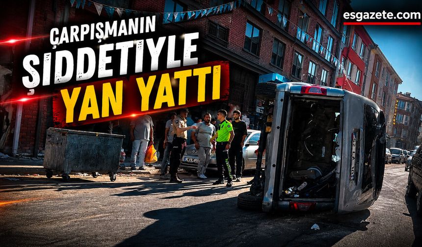 Kavşakta Çarpıştılar: 3 Yaralı